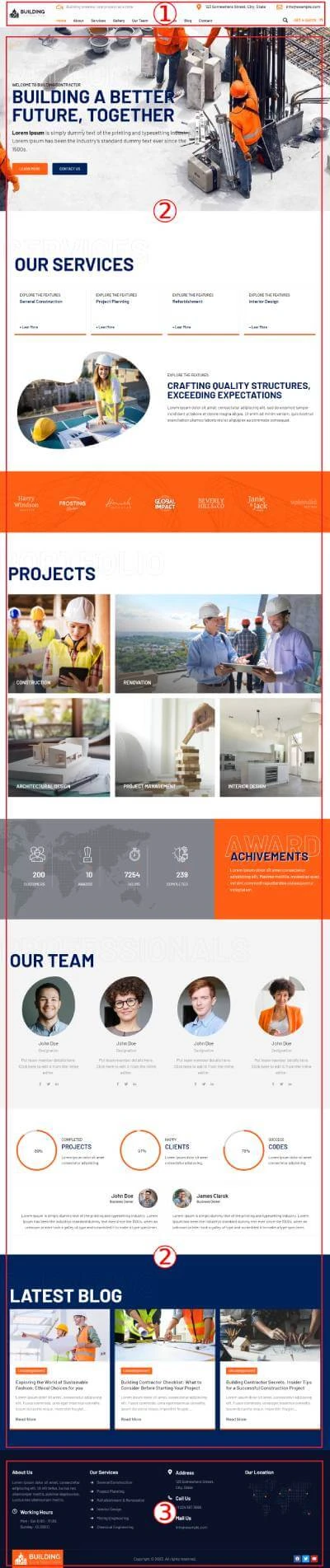 Building Contractor Premium WordPress Theme Documentation