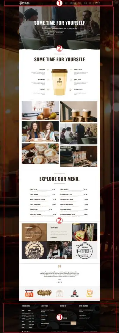 Cafeteria Premium WordPress Theme Documentation