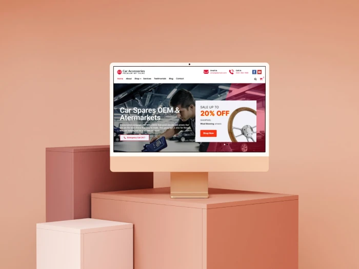 Car Accessories Kajabi Website Theme