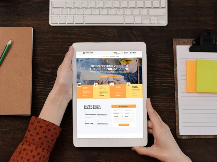 Carpenter Kajabi Website Theme
