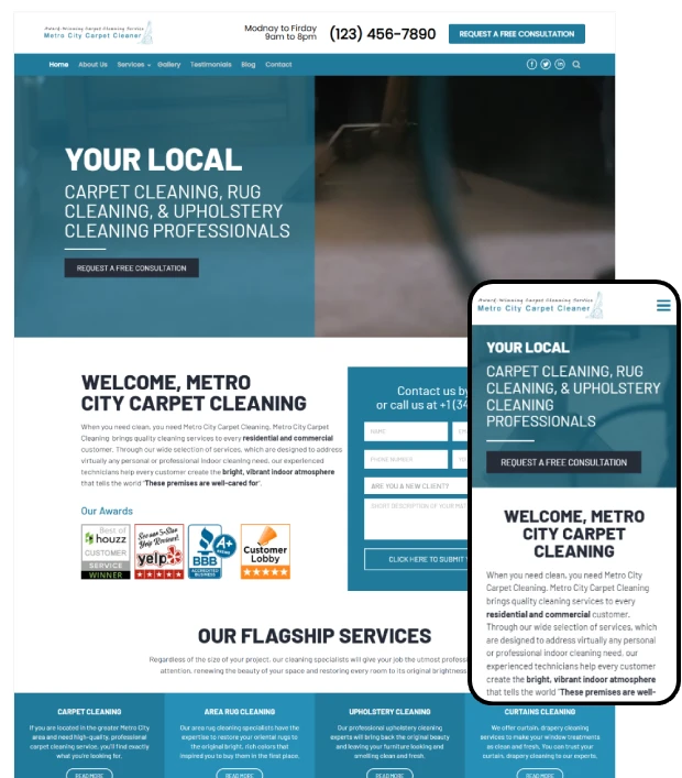 Carpet Cleaning WordPress Theme
