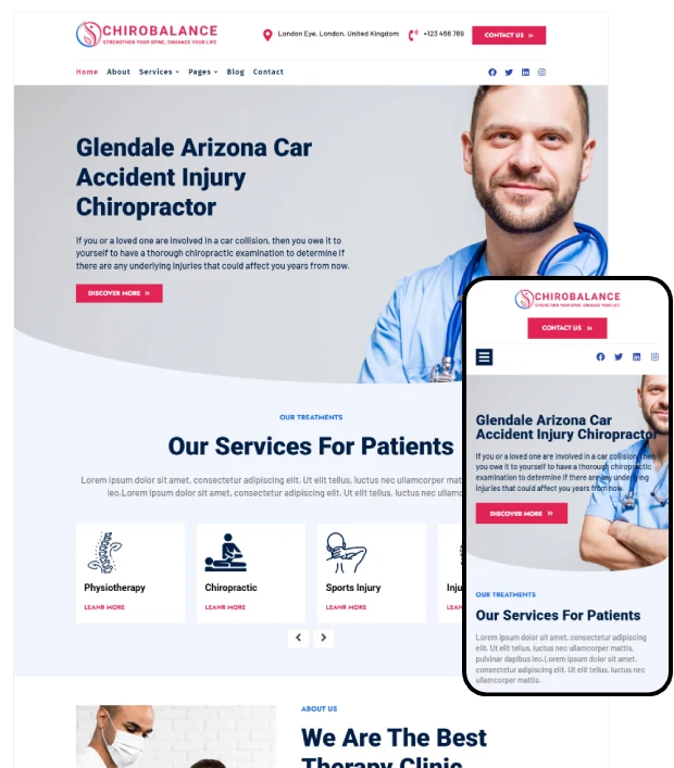 Chirobalance Kajabi Website Template