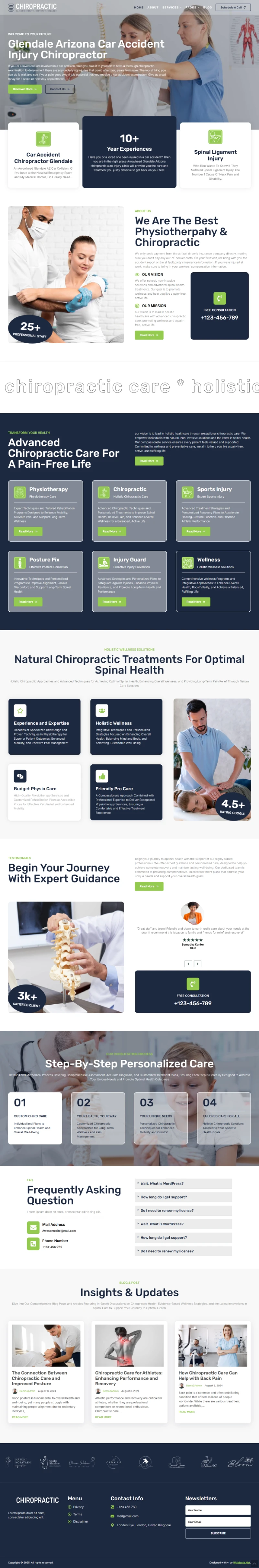 Chiropractic Kajabi Template Home Page