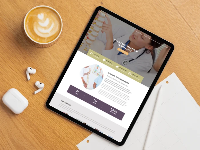 Chiropractor Kajabi Website Theme
