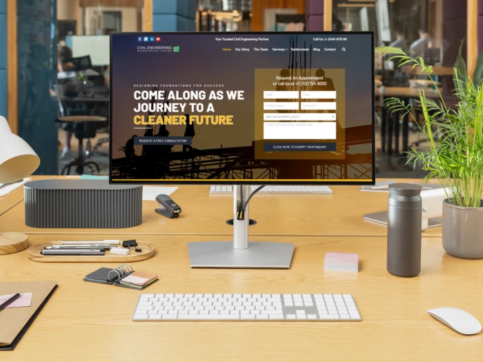 Civil Engineering Kajabi Website Theme