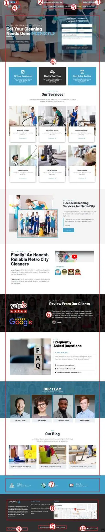 Cleaning Service Premium WordPress Theme Documentation