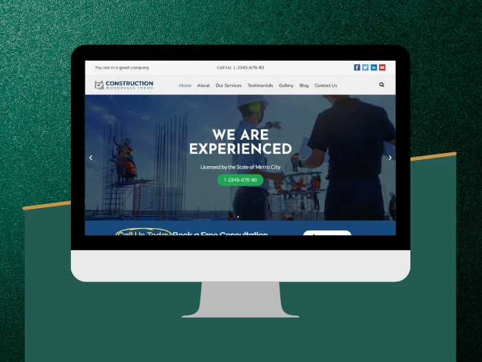 Construction Kajabi Website Theme