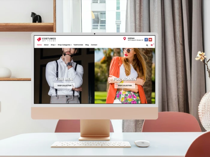 Costumes Kajabi Website Theme