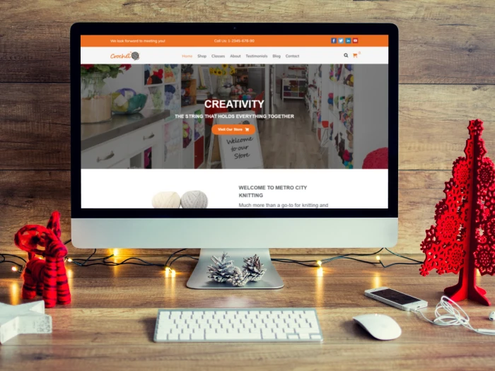 Crochet Kajabi Website Theme