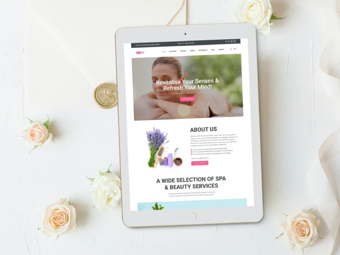 DaySpa Nivora Kajabi Website Theme