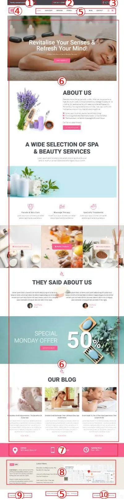 DaySpa Premium WordPress Theme Documentation