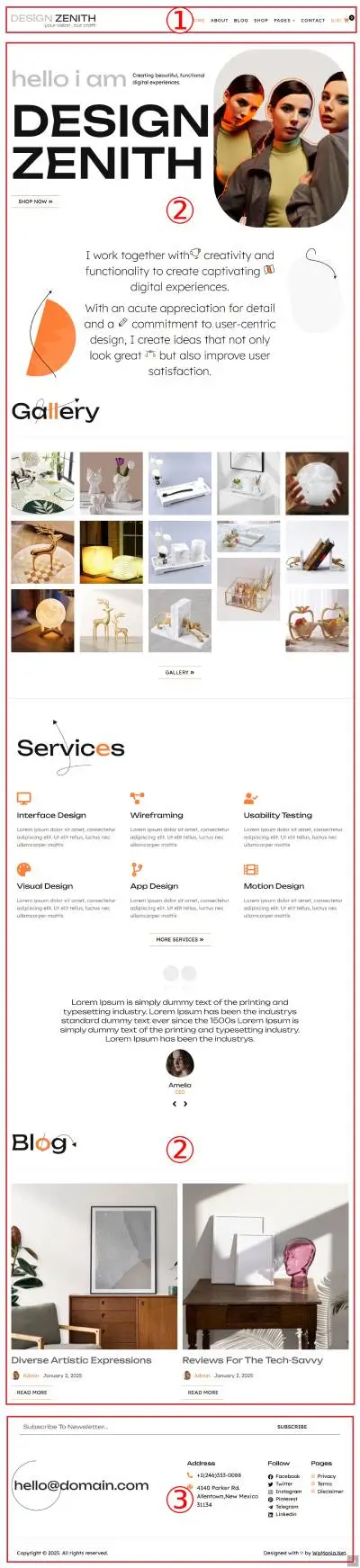 Design Zenith Premium WordPress Theme Documentation