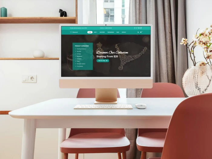 Jewelry Store Kajabi Website Theme
