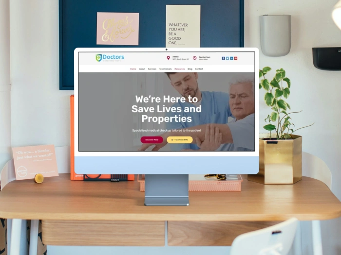 Doctors Pro Kajabi Website Theme
