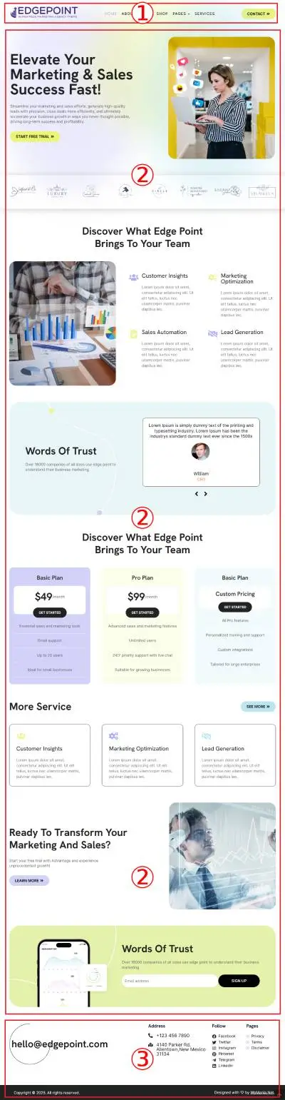 Edge Point Premium WordPress Theme Documentation