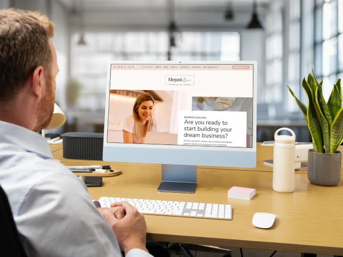 Elegant Aura Kajabi Website Theme
