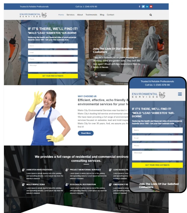 Environmental Services WordPress Theme
