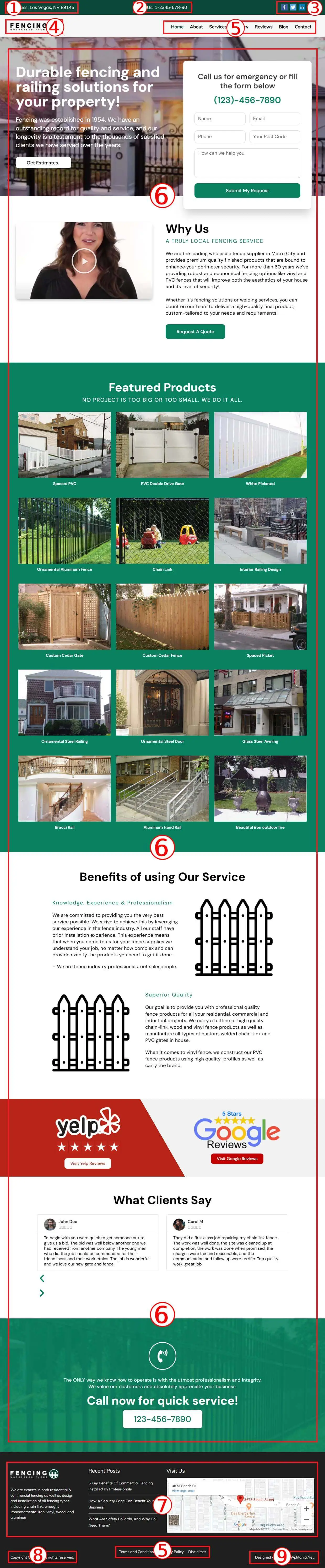 Fencing Service Premium WordPress Theme Documentation