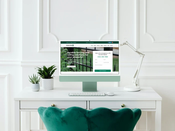 Fencing Service Kajabi Website Theme