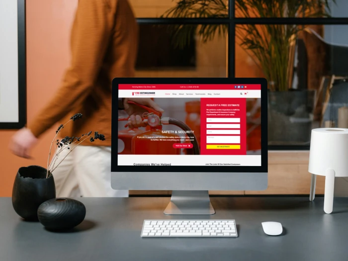 Fire Extinguisher Kajabi Website Theme
