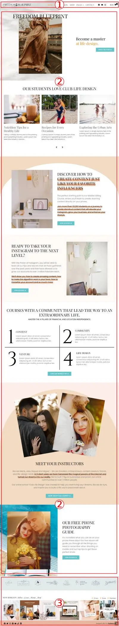 Freedom Blueprint Premium WordPress Theme Documentation