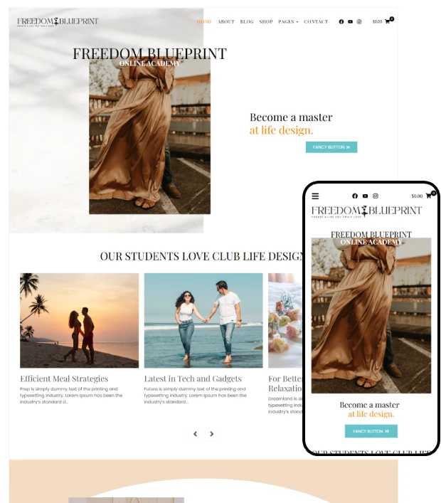 Freedom Blueprint – The Fastest WordPress Blog Theme