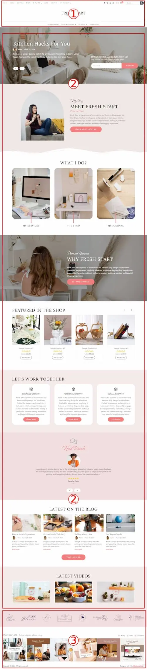 Fresh Start Premium WordPress Theme Documentation