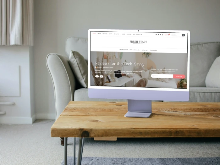 Fresh Start Nivora Kajabi Website Theme