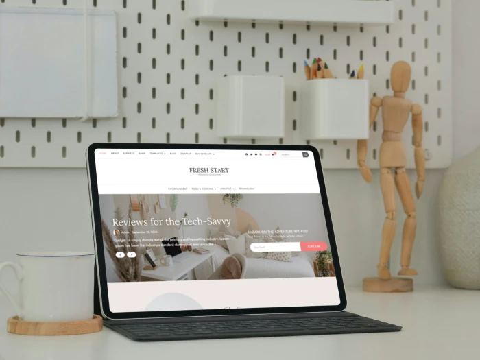 Fresh Start Kajabi Website Theme