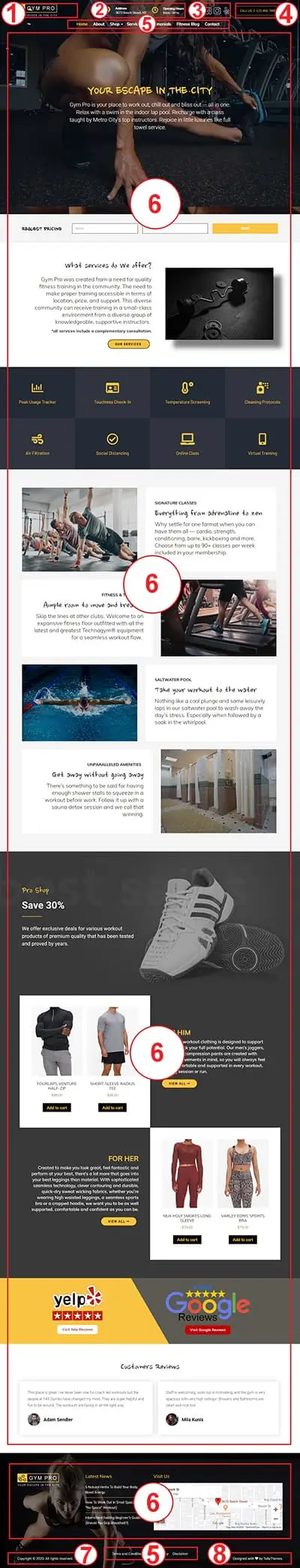 Gym Pro Premium WordPress Theme Documentation