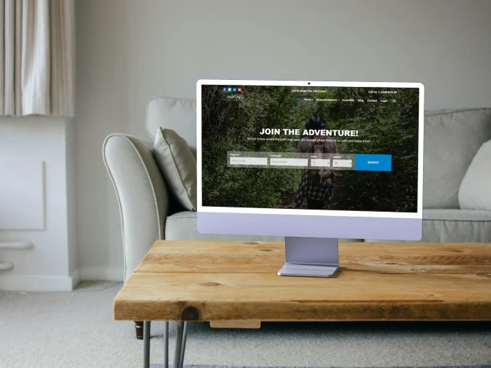 Hiking Kajabi Website Theme