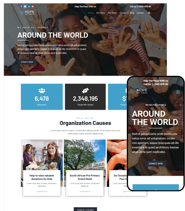 Hope – Non Profit WordPress Theme