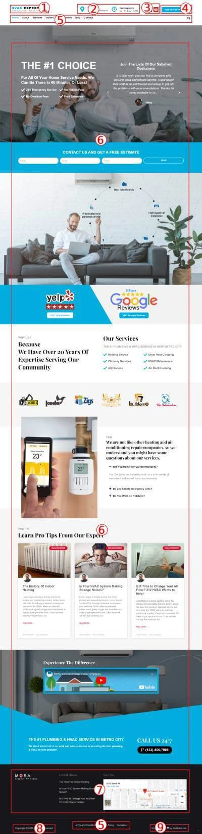 HVAC Premium WordPress Theme Documentation