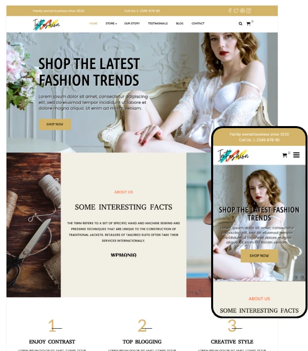 Fashion & Lifestyle WooCommerce WP Theme - inFashion