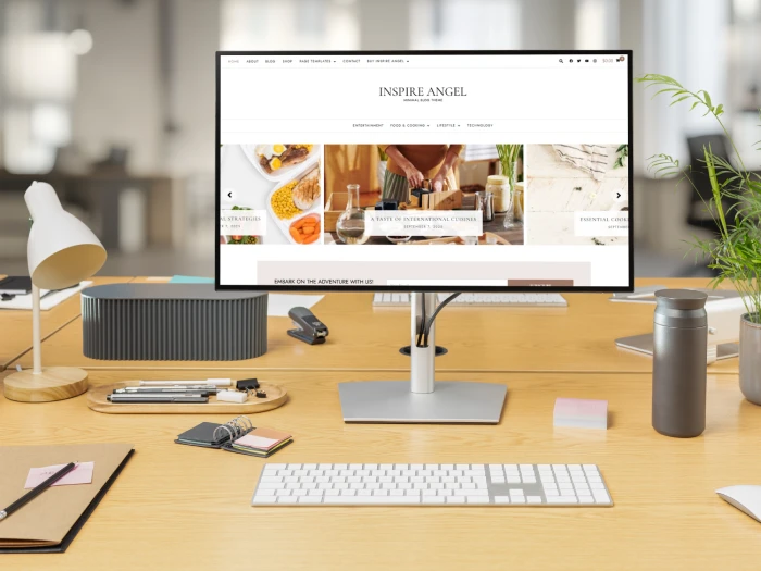 Inspire Angel Nivora Kajabi Website Theme