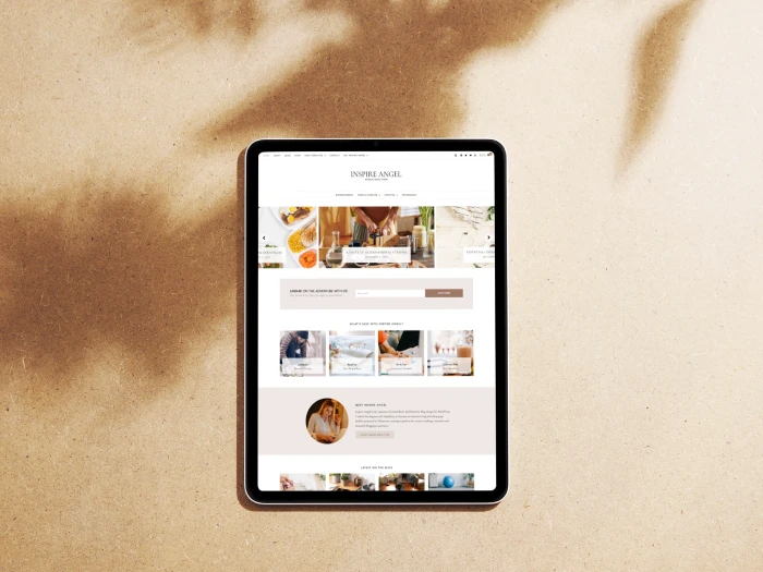 Inspire Angel Kajabi Website Theme