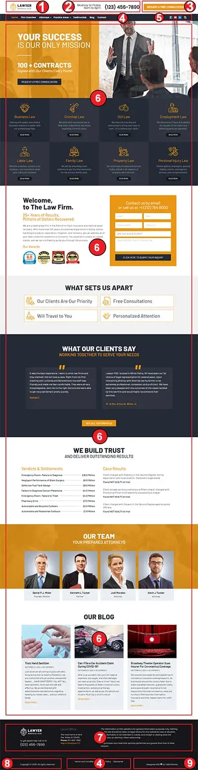 Lawyer Pro Premium WordPress Theme Documentation