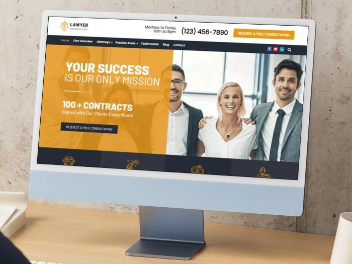 Lawyer Pro Kajabi Website Theme
