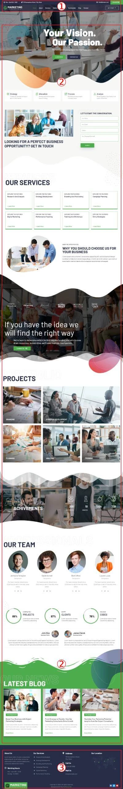 Marketing Consultant Premium WordPress Theme Documentation