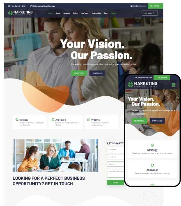 Marketing Consultant WordPress Theme