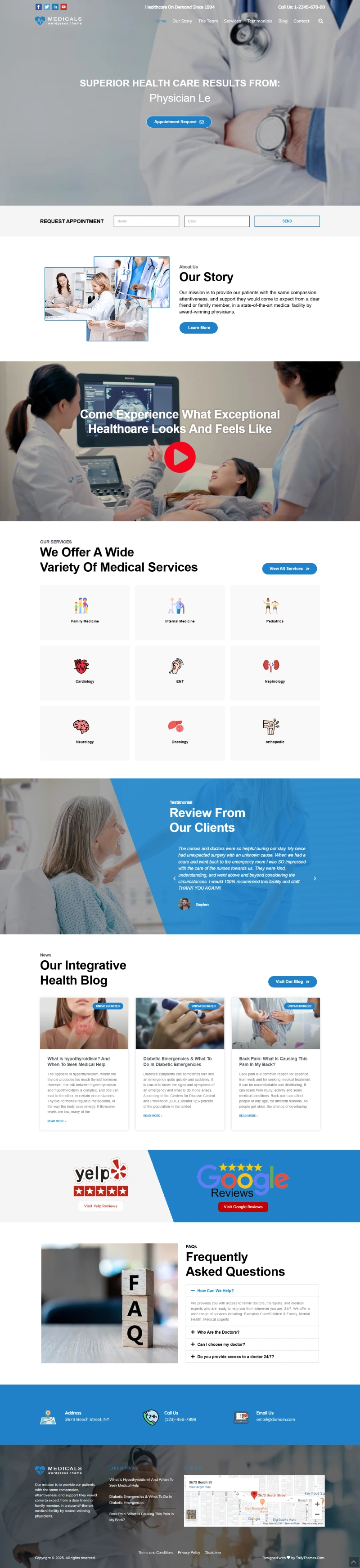 Medicals Pro Kajabi Template Home Page