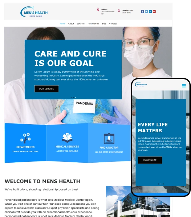 Men’s Health WordPress Theme – Health & Medical Template