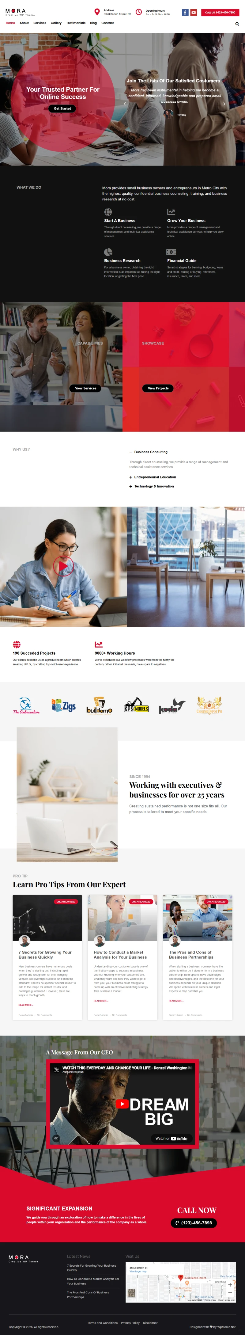 Mora Kajabi Template Home Page