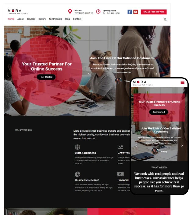 Mora Multipurpose WordPress Theme