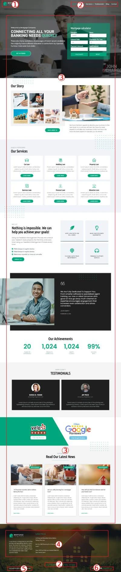 Mortgage Company Premium WordPress Theme Documentation