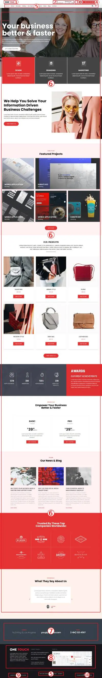 OneTouch Premium WordPress Theme Documentation