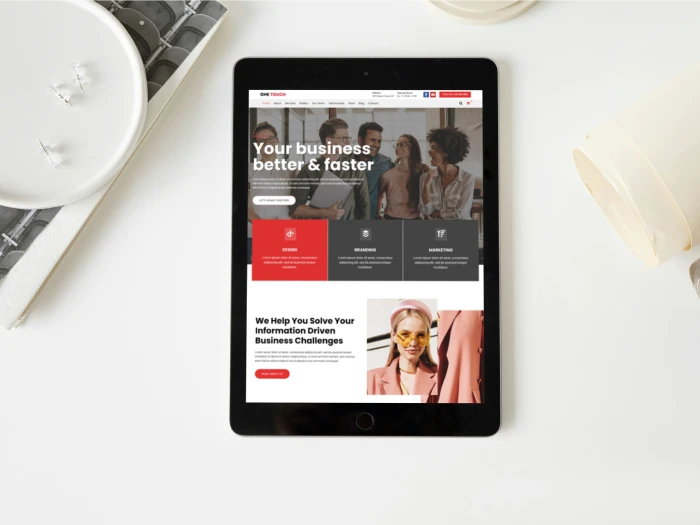 OneTouch Kajabi Website Theme