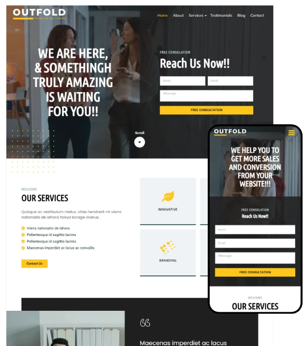 Professional Corporate Multi-purpose WordPress Theme- Outfold