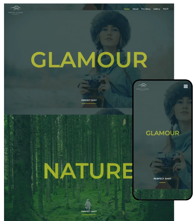Photography Kajabi Website Template