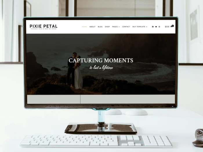 Pixie Petal Kajabi Website Theme